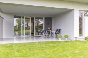 terrasse beton maison